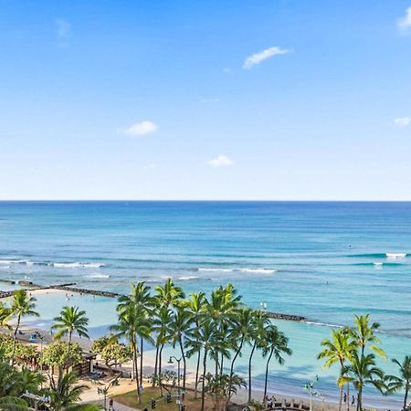 Luxury Oceanfront 2 Bedroom Apartment At Waikiki Beach Tower Honolulu Eksteriør bilde